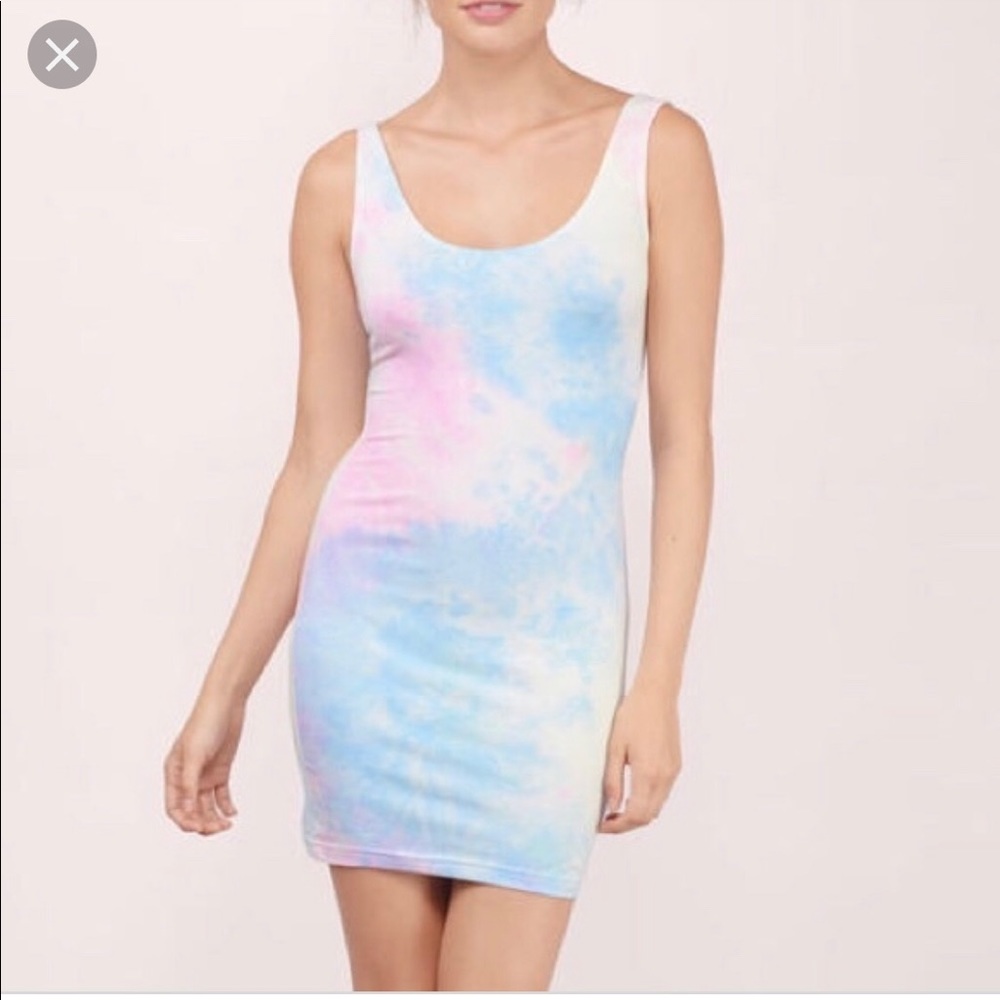 Tobi tie dye body con dress